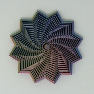Multicolor Geometric 3D Printed Fidget - Bambu Labs